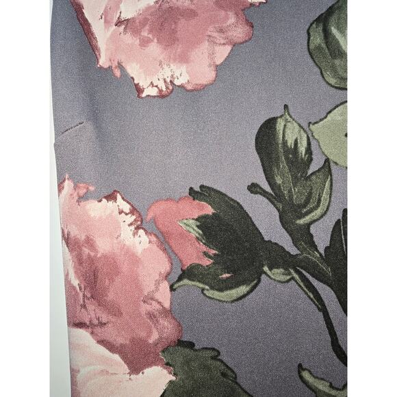 Windsor Gray Floral Hi-Low Dress – Size Large - Picture 4 of 15